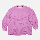 Brushed-Back Oversized Sweatshirt