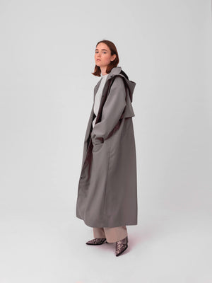 Long Hooded Coat